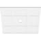 Ekena Millwork Rubik Architectural Grade PVC Ceiling Medallion, 38"OD x 3"ID x 13 1/4"C x 1"P, One-Piece CMP38RK-03000 - alternate 3